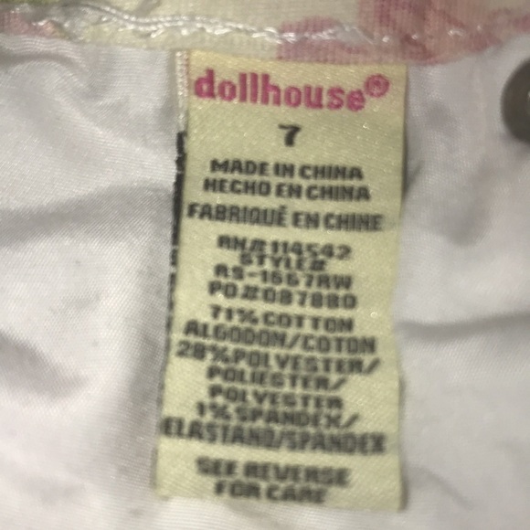 DOLLHOUSE crazy sexy cool Twiggy floral print straight leg size 7 - Picture 5 of 11